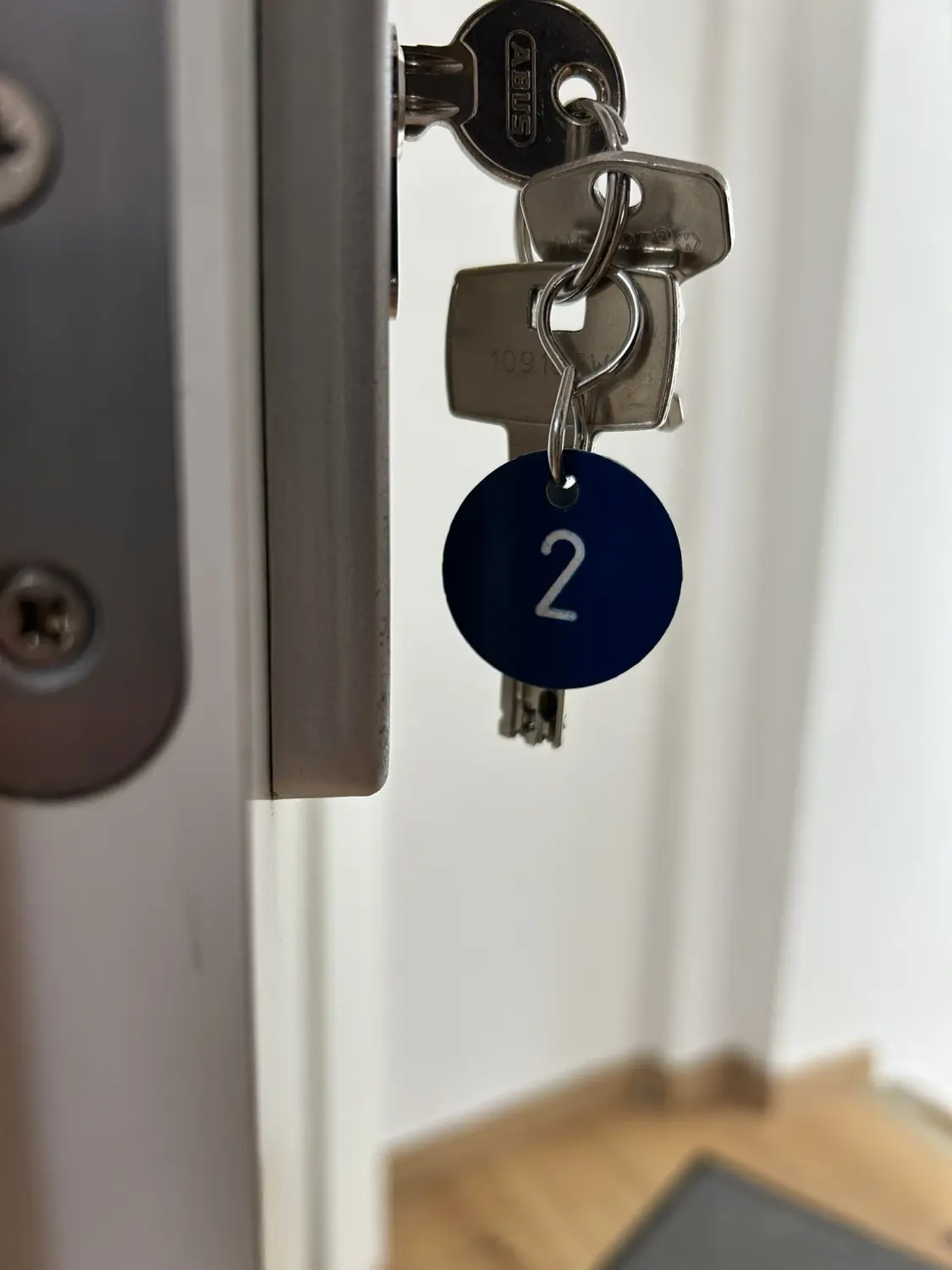 Ferienwohnung Schütz - Türschloss mit Schlüssel